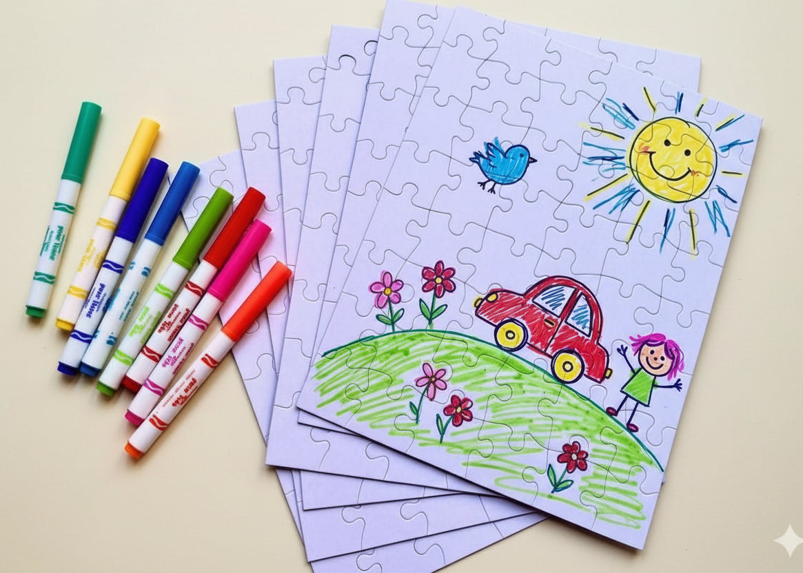 DIY Puzzle Decorating Kit