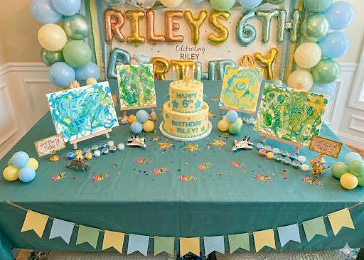 Kids Birthday Canvas Paint Party Kit