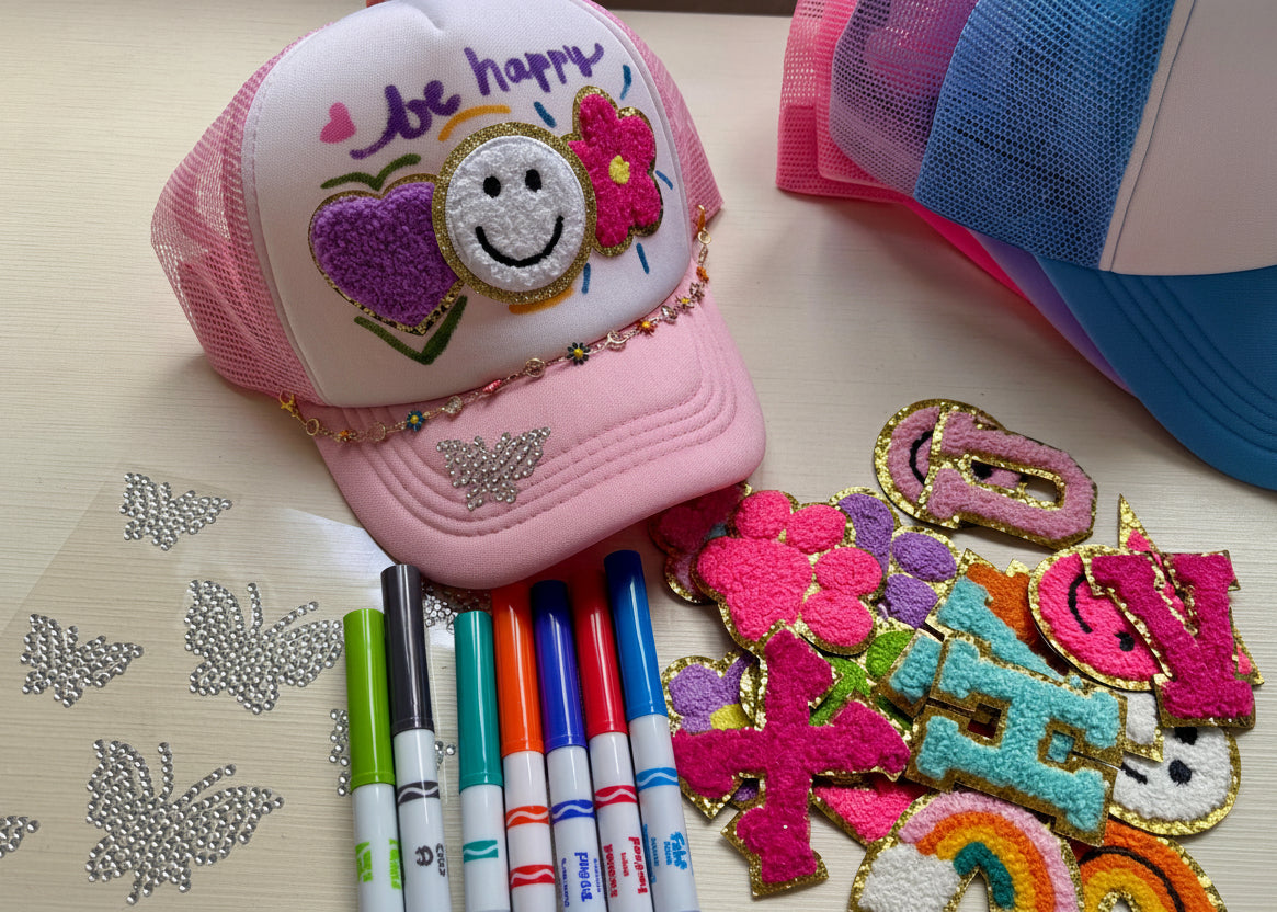 Ultimate DIY Trucker Hat Decorating Kit